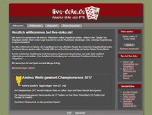 Tablet Screenshot of live-doko.de